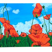 My project for course: Painting Atmospheric Landscapes with Gouache. Traditional illustration, Painting, and Gouache Painting project by Melanie Zurba - 06.21.2022