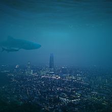 Santiago en un acuario. Photograph, Post-production, Photo Retouching, Digital Photograph, and Fine-Art Photograph project by Nicole Marchant Anguita - 06.21.2022