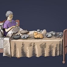 Grandma. Ilustração tradicional projeto de David Ruiz - 21.06.2022