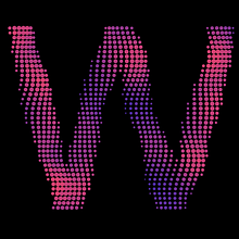 Swinging psychedelic letter shapes. Motion Graphics, Multimedia, and JavaScript project by mangoed - 06.16.2022