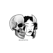 Meu projeto do curso: Desenho de tatuagem autoral com Procreate. Traditional illustration, Graphic Design, Drawing, Digital Illustration, Tattoo Design, and Digital Drawing project by Ágatha Araujo - 06.20.2022