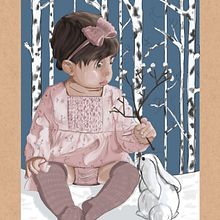 Baby Portrait. Un progetto di Pittura digitale e Illustrazione tradizionale di Jose Gomez - 10.12.2021