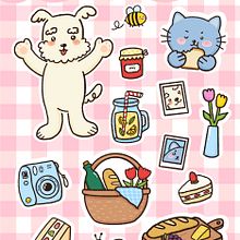 Mi proyecto del curso: Ilustración kawaii: crea personajes encantadores. Un proyecto de Ilustración tradicional y Diseño de personajes de Ariadna Cisternas Buenaño - 20.06.2022