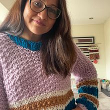 Mi proyecto del curso: Introducción al tejido de punto de prendas oversize Ein Projekt aus dem Bereich Erweiterungsentwicklung, Modedesign, Weben und Stricken von Cony Hernández - 21.06.2022