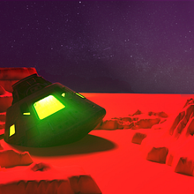 Meu projeto do curso: Ambientes futuristas em 3D com Photoshop e Blender. Un progetto di 3D, Postproduzione fotografica, Ritocco fotografico e Modellazione 3D di Ricardo Pitta - 22.06.2022