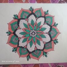 My project for course: The Art of Mandala Drawing: Create Geometric Patterns. Drawing & Ink Illustration project by anjalidhamagaye - 06.19.2022