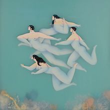 "Oceanids". Solo Exhibition. Un projet de Beaux Arts et Illustration traditionnelle de Sonia Alins Miguel - 27.10.2021