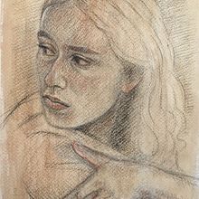 Renaissance-Style Portrait of Lisa . Un proyecto de Dibujo, Artesanía y Bellas Artes de Florian Clemente - 22.06.2022