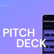 VC Pitch Deck Template. Un progetto di Design di presentazioni e Design di Zach Grosser - 22.06.2022