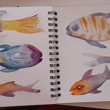 My project for course: Creative Watercolor Sketching for Beginners. Traditional illustration, Sketching, Creativit, Drawing, Watercolor Painting, and Sketchbook project by andreawebster - 06.22.2022