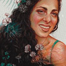 Mi proyecto del curso: Retrato ilustrado con Procreate. Un proyecto de Ilustración tradicional, Ilustración digital, Dibujo de Retrato e Ilustración vectorial de Henar Jiménez - 03.12.2021