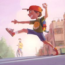 Our Block | Concept Art | Narrative Digital Painting. Un progetto di Illustrazione tradizionale, Animazione, Character design, Design editoriale, Bozzetti, Disegno, Illustrazione digitale, Stor, telling, Arte concettuale, Illustrazione infantile, Disegno digitale, Pittura digitale, Narrativa, Teoria del colore, Letteratura per bambini e ragazzi	 e Albo illustrato di "Muhammad at-Tayieb" al-Hyari - 22.06.2022