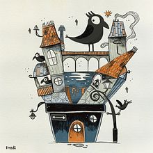 My project for course: Illustrated Stories: From Idea to Paper. Un progetto di Illustrazione tradizionale, Pittura, Disegno a matita, Disegno, Pittura ad acquerello, Illustrazione infantile e Narrativa di Sarah - 21.06.2020