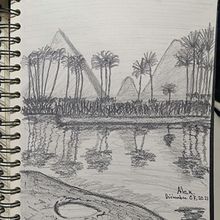 Caminando por la vida.. Un projet de Carnet de croquis, Illustration architecturale, Growth marketing, Dessin aux cra, ons de couleur, Illustration traditionnelle, Peinture, Écriture , et Calligraphie de Alejandro González Valdez - 19.11.2021