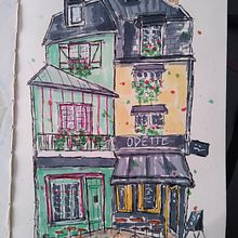 My project for course: Expressive Architectural Sketching with Colored Markers . % marianne kime tarafından hazırlanan Eskiz çizimi, Çizim, Mimari İllüstrasyon, Eskiz defteri, Ve Mürekkep İllüstrasyonu projesi - 06.24.2022