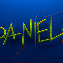 Lettering 3D. Motion Graphics, 3D, Photograph, Post-production, 3D Modeling, and 3D Lettering project by Hibrand Muñoz - 06.22.2022