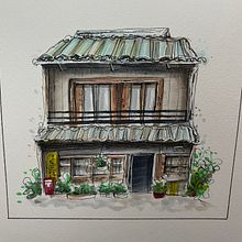 My project for course: Expressive Architectural Sketching with Colored Markers. Sketching, Drawing, Architectural Illustration, Sketchbook & Ink Illustration project by Keely Thompson - 06.23.2022