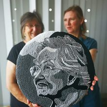 My project for course: Punch Needle Embroidery: From Pictures to Portraits. Projekt z dziedziny  Haft,  Haft pętelkow, Wzornictwo tekst i liów użytkownika Minette Bene - 22.06.2022
