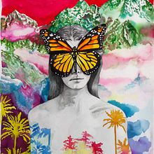 Armas para volar - Cancionero ilustrado de Dorian.. Traditional illustration, Music, and Fine Arts project by Lucía Inthesky - 06.25.2022