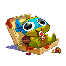 Baby Leo - fan art. Character Design project by Francesco Mazza - 06.25.2022