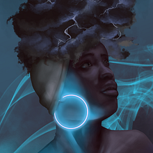 Mi proyecto del curso: Retratos digitales de fantasía con Photoshop. Traditional illustration, Drawing, Digital Illustration, Portrait Drawing, Digital Drawing, and Digital Painting project by Lucía Techera - 06.25.2022