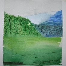My project for course: Natural Landscapes in Watercolor . % Ish Santos tarafından hazırlanan Güzel sanatlar, Tablo, Sulubo, Ve a Resim projesi - 06.25.2022