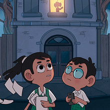 El Club de las Niñas Fantasma. Traditional illustration, and Character Design project by Samantha Martínez - 06.26.2022
