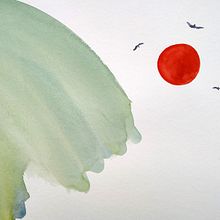My project for course: Watercolor Illustration with Japanese Influence. Traditional illustration, Drawing, and Watercolor Painting project by Viera Strakova - 06.26.2022