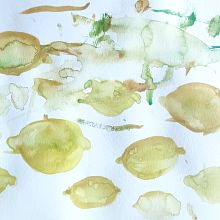 Limones Ein Projekt aus dem Bereich Aquarellmalerei von julio_mmolero - 26.06.2022