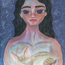 Mi proyecto del curso: Retrato artístico en acuarela. Un proyecto de Bellas Artes, Pintura, Pintura a la acuarela y Dibujo de Retrato de Maria Moreno - 27.06.2022