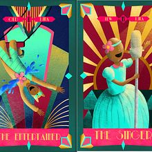 My project for course: Illustrated Deck of Cards Creation. Design, Traditional illustration, Graphic Design, Digital Illustration, and Narrative project by Lizzie Nowobilska-Dean - 06.27.2022