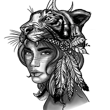 Mi proyecto del curso: Diseño e ilustración digital de tatuajes con Procreate . % Monique Costa tarafından hazırlanan Geleneksel illüstrasyon, Grafik Tasarım, Dijital İllüstrasyon, Dövme Tasarımı, Ve Dijital Çizim projesi - 06.27.2022
