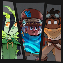 Personajes de fantasía . Traditional illustration, Character Design, and Digital Illustration project by Samantha Martínez - 06.27.2022