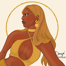 Sola . % Donyá Collins tarafından hazırlanan Geleneksel illüstras, Ve on projesi - 06.28.2022