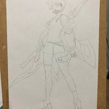 Meu projeto do curso: Desenho de personagens mangá do zero. Un projet de Illustration traditionnelle, Conception de personnages, Bande dessinée, Dessin au crayon, Dessin , et Manga de Diogo Arakaki - 28.06.2022