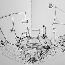 My project for course: Urban Sketching: Express Your World in a New Perspective. Traditional illustration, Sketching, Drawing, Watercolor Painting, Architectural Illustration, and Sketchbook project by neil_fernandes17 - 06.28.2022