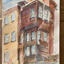 Il mio progetto del corso: Disegno architettonico con acquerello e inchiostro. Sketching, Drawing, Watercolor Painting, Architectural Illustration, Sketchbook & Ink Illustration project by Giacomina De Vinco - 06.28.2022