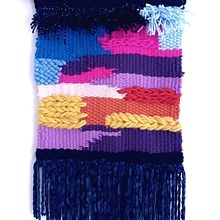 Meu projeto do curso: Introdução à tapeçaria em tear manual - Tramonto Ein Projekt aus dem Bereich Weben von LOVERCI DE MORAES - 26.06.2022