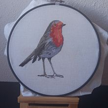 Mi proyecto del curso: Pintar con hilo: técnicas de ilustración textil. Traditional illustration, Embroider, and Textile Design project by Soledad Buey Mayoral - 06.29.2022
