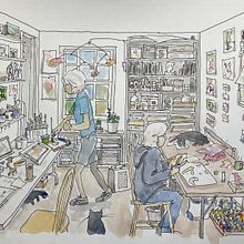 My project for course: Creative Sketching: Fill Your Illustrations with Life and Detail. Traditional illustration, Sketching, Pencil Drawing, Drawing, Watercolor Painting, Sketchbook & Ink Illustration project by dclrthomp - 06.28.2022
