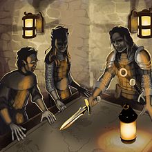 The Quest - WIP. Un projet de Illustration traditionnelle , et Dessin artistique de Rick Glosson - 29.06.2022