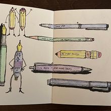 My project for course: The Art of Sketching: Transform Your Doodles into Art. Projekt z dziedziny Trad, c, jna ilustracja, R, sunek ołówkiem,  R, sunek i Sketchbook użytkownika Michele LeMay - 29.06.2022