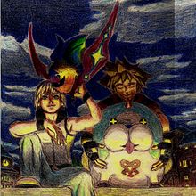 2016 Fanart using colored pencils  . % Arvin Dagoc tarafından hazırlanan Geleneksel illüstras, on, Karakter Tasarımı, Video O, Ve unları projesi - 06.30.2022