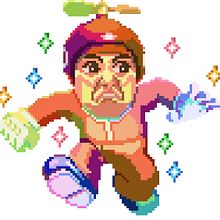 Dashie Mario Maker Pixel Art (pixelartmaker.com) . % Arvin Dagoc tarafından hazırlanan Piksel Sanatı, Video O, Ve unları projesi - 06.30.2022