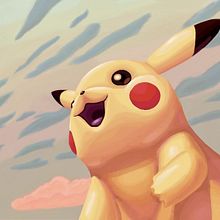 Pikachu Afternoon (TCG contest 2022) . % Arvin Dagoc tarafından hazırlanan Geleneksel illüstras, on, Karakter Tasarımı, Video O, Ve unları projesi - 06.30.2022