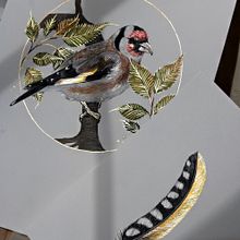 Mein Kursprojekt: Filigrane Aquarellmalerei mit Metallic-Akzenten. Projekt z dziedziny Trad, c, jna ilustracja,  Malarstwo, Malowanie akwarelą, R, sunek botaniczn, Ilustracja naturalist, czna, Malarstwo dekorac i jne użytkownika Lisi - 30.06.2022