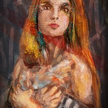 Mi proyecto del curso: Retratos digitales de estilo tradicional con Photoshop. Traditional illustration, Digital Illustration, and Digital Painting project by ferchomac - 06.30.2022