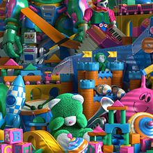 MacDonalds France. Un proyecto de Ilustración tradicional, Modelado 3D, Diseño de personajes y Diseño de personajes 3D de Thomas Burden - 30.06.2022