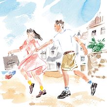 A pair to last. Traditional illustration, Advertising, and Fashion Illustration	 project by Cinzia Zenocchini - 06.30.2022
