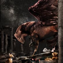 Hipogrifo Ein Projekt aus dem Bereich Fotografie, Bildbearbeitung, VFX, Fotoretuschierung, Artistische Fotografie, Fotografische Komposition und Fotomontage von Bruno Teodoro Guedes - 29.06.2022